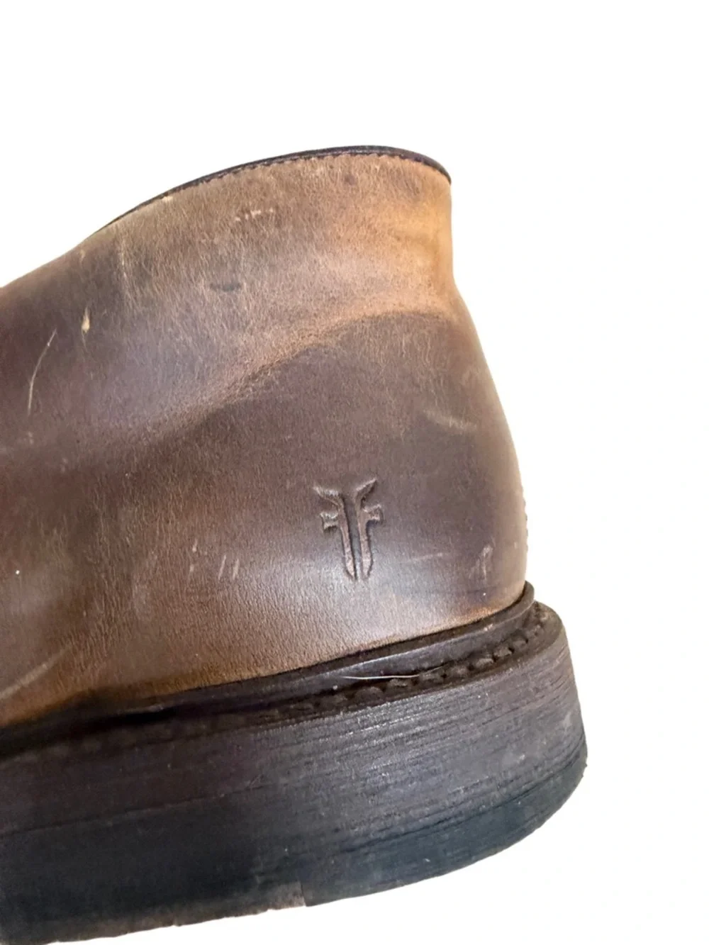 FRYE Bowery Lace Up Chukka Boot Brown Size 9.5
